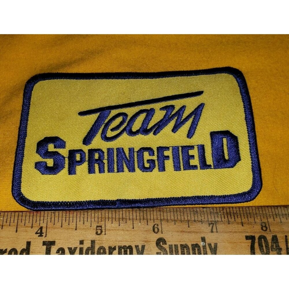 vintage TEAM SPRINGFIELD patch USED